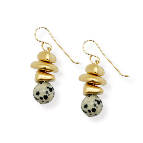 MANI EARRINGS| עגילי אבנים טבעיות