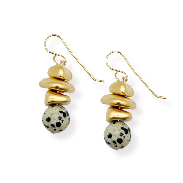 MANI EARRINGS| עגילי אבנים טבעיות