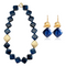 KALA BLUE SET| שרשרת מצופה זהב