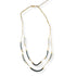 MERLOT DOUBLE NECKLACE | שרשרת אבני המטייט בשני אורכים