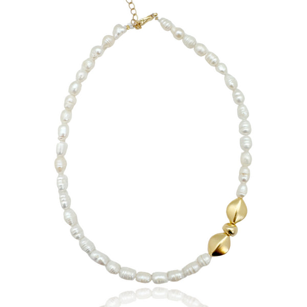 ROSEL NECKLACE- שרשרת פנינים טבעיות