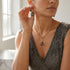 LIV NECKLACE| שרשרת עם קריסטל טיפה