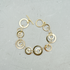 VIDA BRACLET GOLD| צמיד חישוקים בציפוי זהב