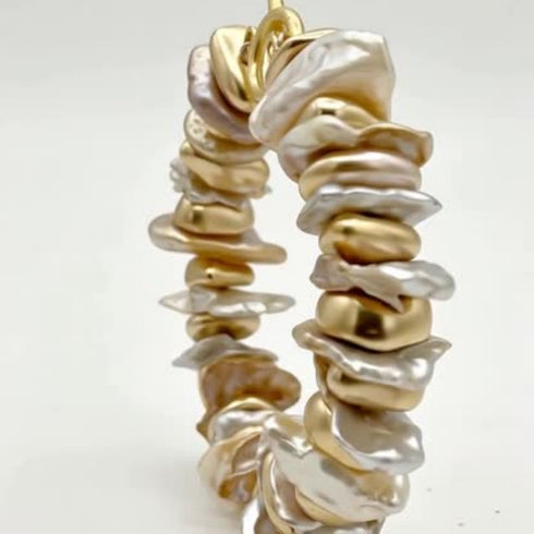 BRACELET MONT PEARLS| צמיד שבבי פנינה פראית