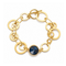 VIDA CRYSTAL BLUE  BRACLET| צמיד בציפוי זהב