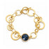 VIDA CRYSTAL BLUE  BRACLET| צמיד בציפוי זהב