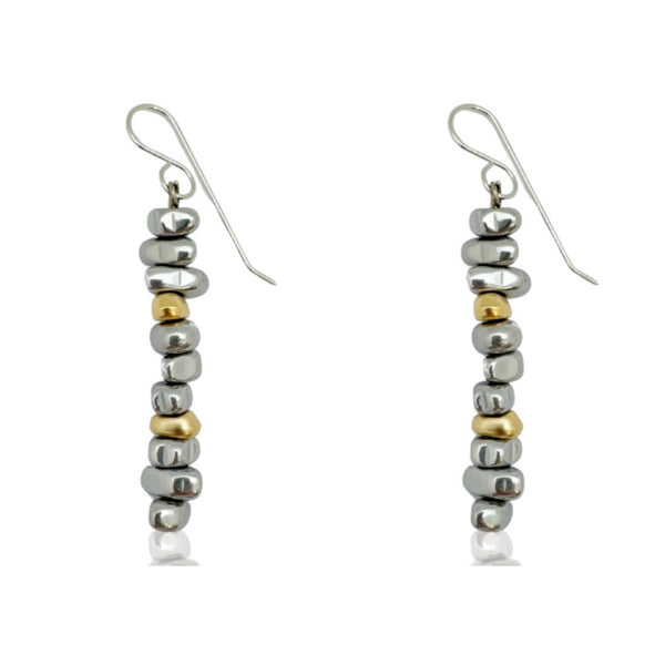 BOSSO LONG  EARRING SG | עגילים ארוכים בציפוי כסף