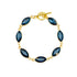 ABBY BLUE BRACELET | צמיד בציפוי זהב