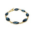 ABBY BLUE BRACELET | צמיד בציפוי זהב