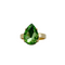 LIV GREEN PETIT |טבעת בציפוי זהב וקריסטלים