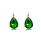 LIV EARRINGS |עגילים בציפוי זהב וקריסטלים