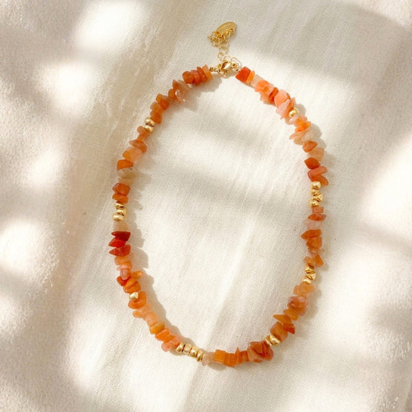 CHOKER PURE ORANGE |שרשרת קולר בציפוי זהב