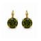 ELSSA  DARK GREEN| עגילים