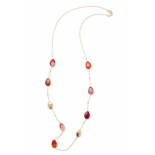 MELANIA RED NECKLACE| שרשרת ארוכה