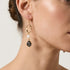 MOON PEARL CRYSTAL EARRINGS| עגילים פנינים טבעיות