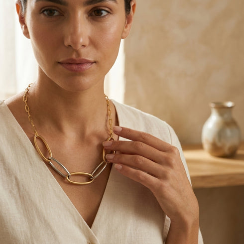 DEPH NECKLACE |שרשרת קצרה