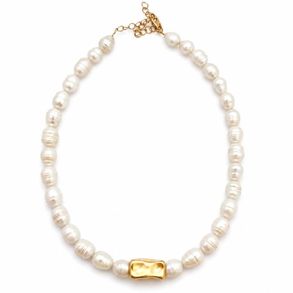 שרשרת פנינים טבעיות מתורבתות | MARONA NECKLACE