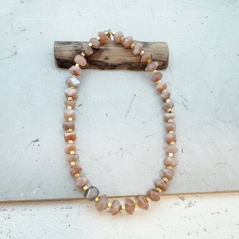 CHOKER ROBIN PINK|שרשרת קולר בציפוי זהב