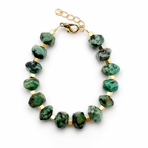ROBING DARK AFRICA BRACELET| צמיד אבנים טבעיות