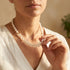 MENIFA NECKLACE  |שרשרת פנינים מתורבתות