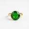 LOLA GREEN RING| טבעת  בציפוי זהב