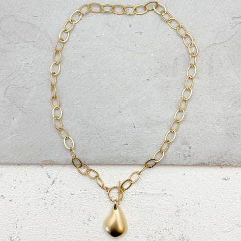 DROP| שרשרת  בציפוי זהב