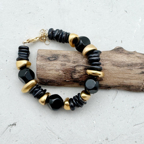 NERO BRACELET  |צמיד אבנים טבעיות