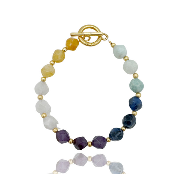 MILI TWO BRACELET |צמיד בציפוי זהב