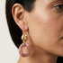 PINK LINK EARRINGS| עגילים ארוכים