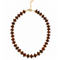 שרשרת אבן אובסידיאן וזהב | LINA NECKLACE