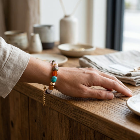 JOYA BRACELET COLORFUL | צמיד אבנים טבעיות