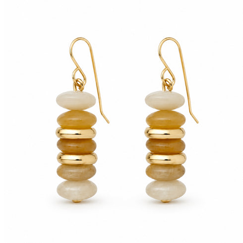 LISAN EARRINGS | עגילים אבנים טבעיות