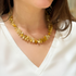 CHOKER  SET APRICOT|סט אבנים טבעיות