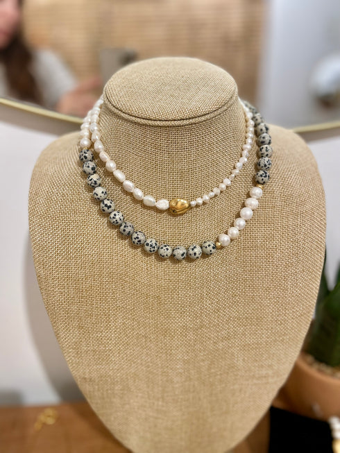 PAULA NECKLACE| שרשרת אבנים טבעיות
