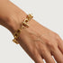 LUNA HOOPS BRACELET| צמיד בציפוי זהב