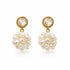 FLORA STUD EARRING|עגילים בציפוי זהב
