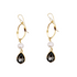 MOON PEARL CRYSTAL EARRINGS| עגילים פנינים טבעיות
