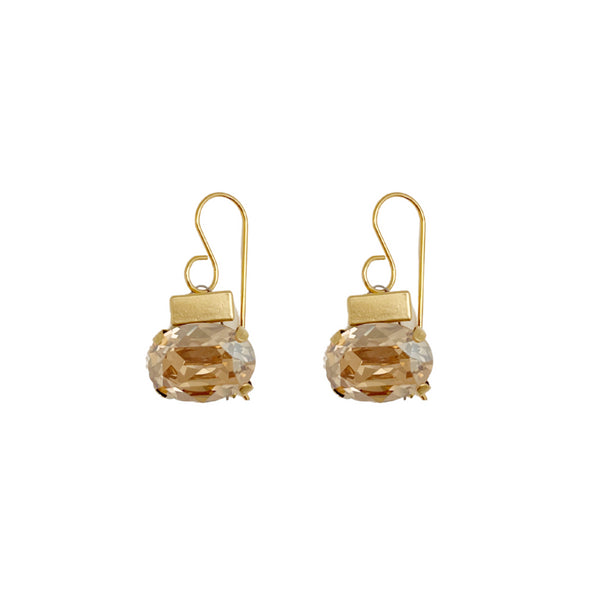 DIANA EARRINGS|עגילים בציפוי זהב