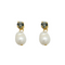 ALLY SMALL EARRINGS |עגילים בציפוי זהב וקריסטלים