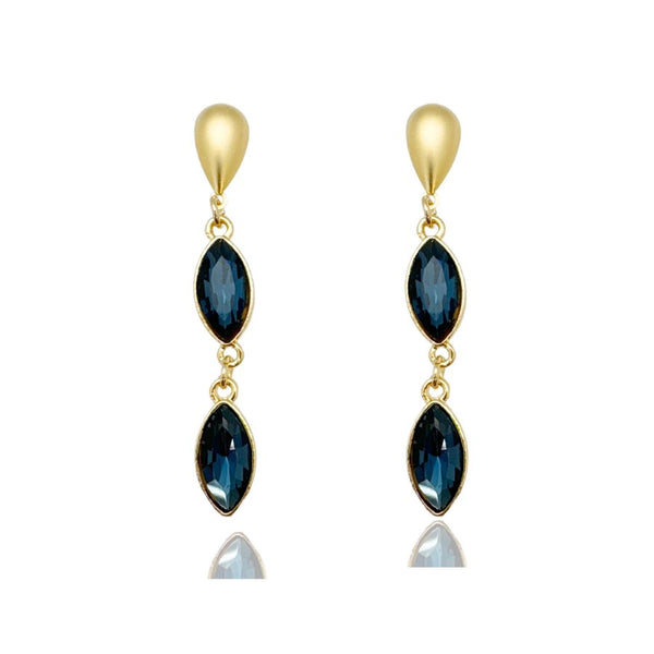 SHVI BLUE EARRINGS |  עגילים ארוכים
