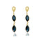 SHVI BLUE EARRINGS |  עגילים ארוכים