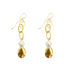 HADI EARRINGS |עגילי פנינים טבעיות ומתכת  בציפוי זהב