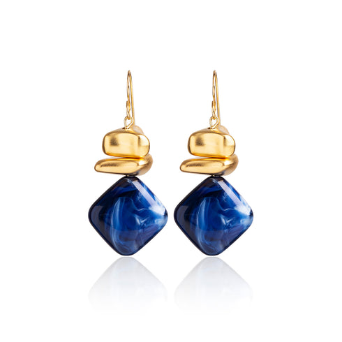 KALA BLUE SET| שרשרת מצופה זהב