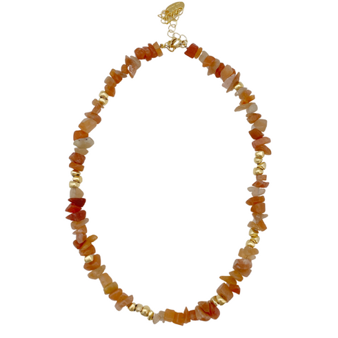 CHOKER PURE ORANGE |שרשרת קולר בציפוי זהב