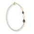 MOON PEARL CRYSTAL NECKLACE|  שרשרת פנינים טבעיות