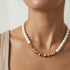 SYNTHIA NECKLACE|  שרשרת פנינים טבעיות מתורבתות