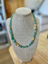 BOSSO NECKLACE GREEN | שרשרת  אבנים טבעיות