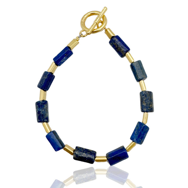 LU BLUE BRACELET|צמיד בציפוי זהב
