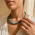 CHOKER ROBIN BLUE |שרשרת קולר בציפוי זהב