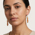 BOSSO LONG  ORANGE | עגילים ארוכים עם אבנים טבעיות